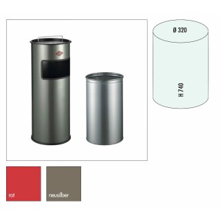 WESCO® Standascher 24 l. mit Sieb,