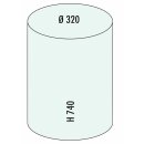 WESCO® Standascher 24 l. mit Sieb,