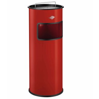 WESCO® Standascher 24 l. mit Sieb, rot