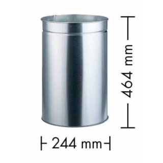 WESCO® Metall-Ersatzbehälter, rund 20 Liter