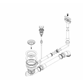 SCHOCK Ablaufgarnitur mit Drehexcenter 629338PD