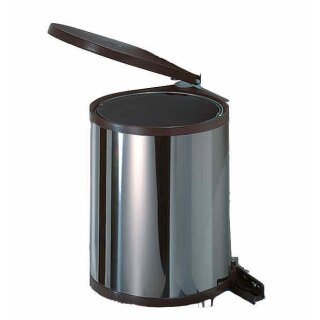 WESCO Rondo 2 Klassikline, Abfallsammler 13 Liter, edelstahl/schwarz