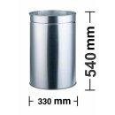 WESCO® Metall-Einsatzeimer verzinkt zu Pushboy 50 ltr.