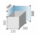 WESCO DT30  WASTE, Abfallsammler 1 x 16 Liter, 1B Artikel