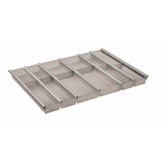 NABER Cuisio 80. Besteckeinsatz, graphit-transluzent