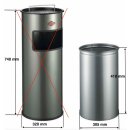 WESCO® Einsatzeimer 24 ltr. verzinkt für...