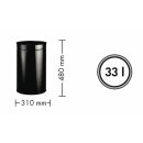 WESCO® Kickmaster® CL, freistehender Behälter, graphit matt