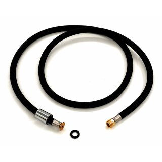Blanco Brauseschlauch 150cm 1/2-M15x1 Nylon schwarz MP