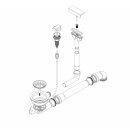 Schock Ablaufgarnitur für Drehexcenter chrom 410073CHR