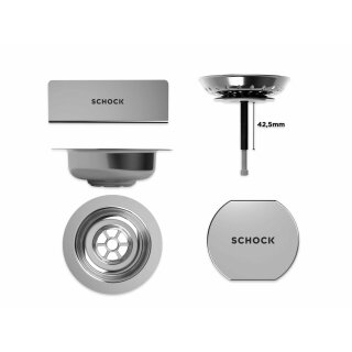 Schock Sichtteile chrom 400073CHR