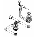 FRANKE Stösselventilset BFG 651 /  COG 651 rundem...